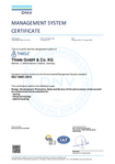 Certificate ISO 14001 2023