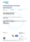 Certificate ISO 9001 2024