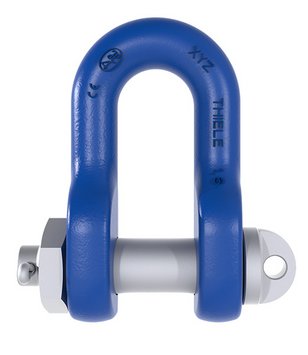 Bolt Shackles Type C with Nut and Roll Pin