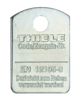 Identification Tags for Lashing Chains