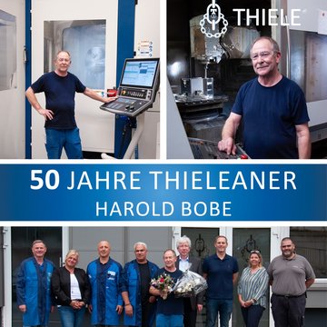 „Ich hab´s nie bereut, geblieben zu sein.“ 

Ein halbes Jahrhundert Harold Bobe und THIELE GmbH & Co. KG – eine echte...