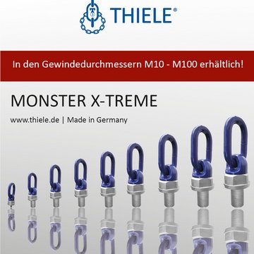 Monster X-TREME bis M100

THIELE erweitert seine Produktgruppe X-TREME TWN 1830 um die Gewindedurchmesser M72, M80, M90...