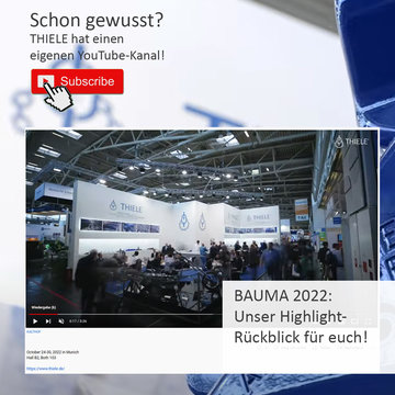 In unserem neusten Highlight-Video nehmen wir euch mit auf eine unserer wichtigsten Messen. 
Auf der BAUMA in München...